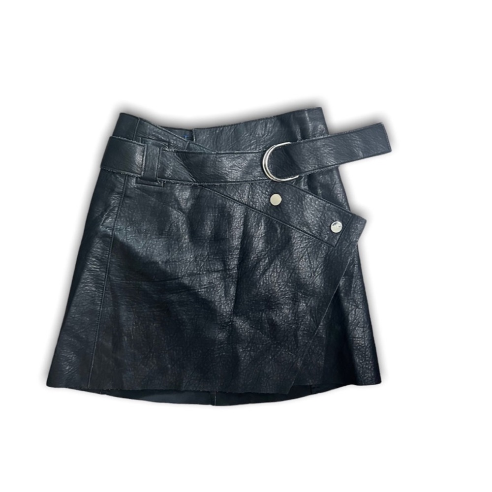 ZARA LEATHER SKIRT XS